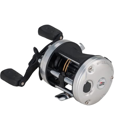 Abu Garcia C-7000 Molinete de pesca Ambassadeur Baitcast Cinza